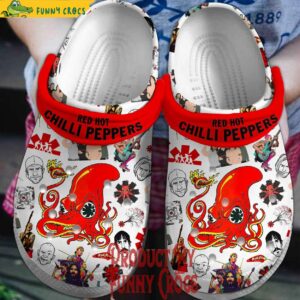 Red Hot Chili Peppers Red Octopus Crocs Style