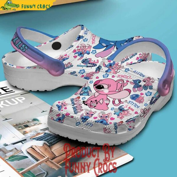 Stitch And Angel Ohana Means Family Crocs Style