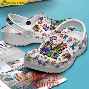 Super Mario 4th Of July Crocs Slippers 2