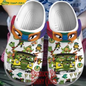 Teenage Mutant Ninja Turtles Cheese Pizza Crocs Shoes 1