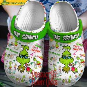The Grinch Summer Grinch Freeze Dance Yoga Crocs Style 1