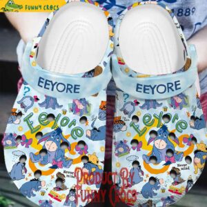 Winnie The Pooh Eeyore Pattern Crocs Shoes