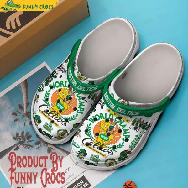 Boston Celtics World Championships 2024 Crocs Style