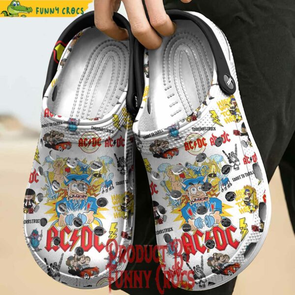 Custom ACDC Chibi Highway To Hell Crocs Style