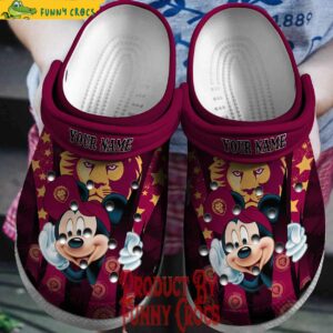 Custom AFL Brisbane Lions Mickey Mouse Crocs Shoes