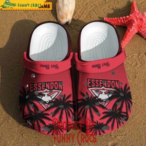 Custom AFL Essendon Bombers Sport Crocs Shoes
