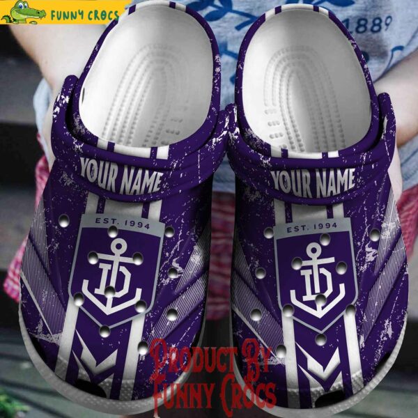 Custom AFL Fremantle Dockers Crocs Style