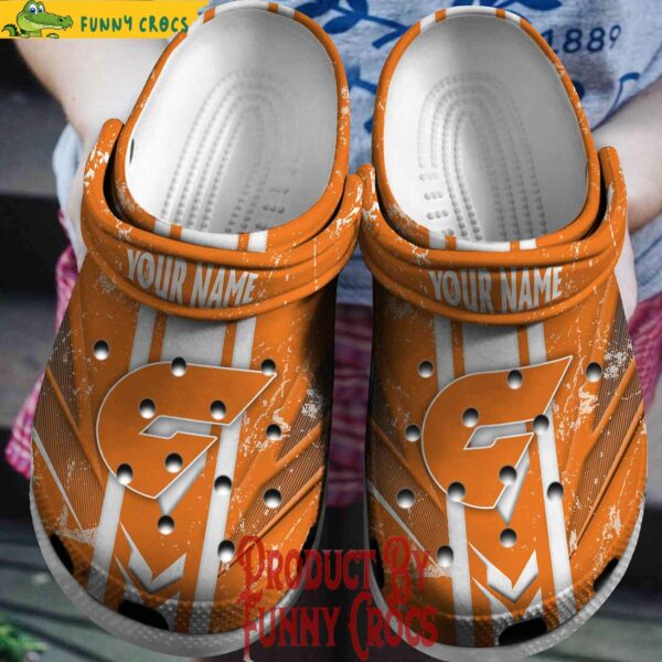 Custom AFL GWS Giants Crocs Style