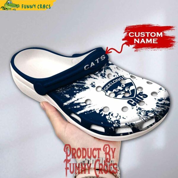 Custom AFL Geelong Cats Crocs Crocband