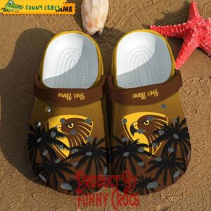 Custom AFL Hawthorn Hawks Crocs Gift
