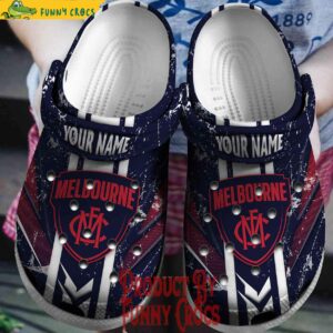 Custom AFL Melbourne Demons Crocs Shoes