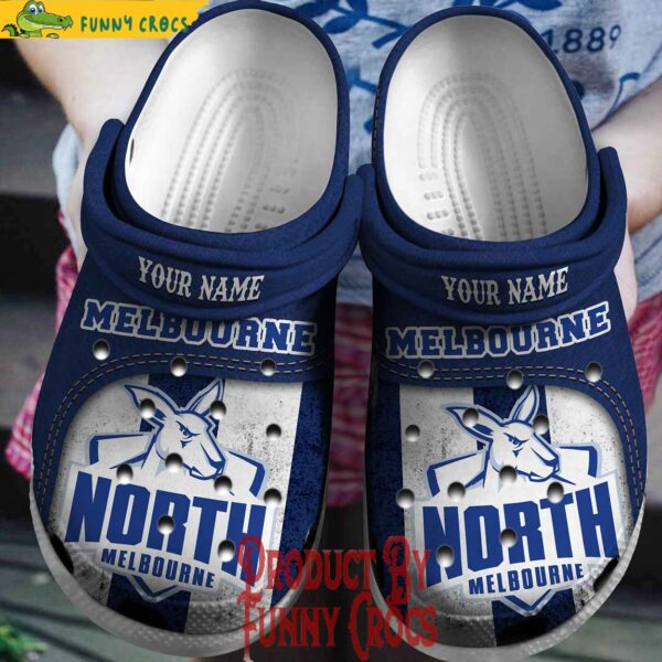 Custom AFL North Melbourne Crocs Gift