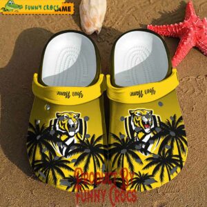 Custom AFL Richmond Tigers Yellow Crocs Slippers