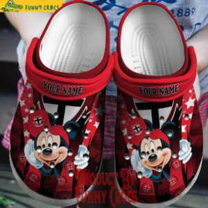 Custom AFL St Kilda Mickey Mouse Crocs Style