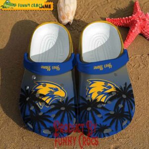Custom AFL West Coast Eagles Sport Crocs Style