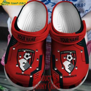 Custom Bournemouth FC Logo EPL Crocs Shoes