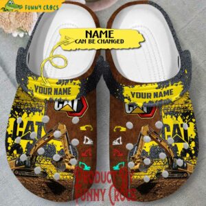 Custom Cat Caterpillar Diesel Power Crocs 1