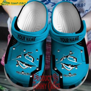 Custom Cronulla-Sutherland Sharks NRL Crocs Style