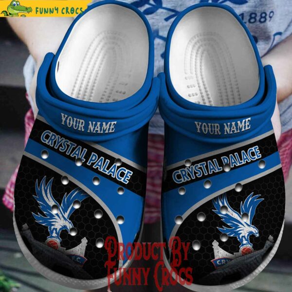 Custom Crystal Palace EPL Crocs Slippers