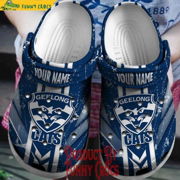 Custom Geelong Cats Crocs Slippers