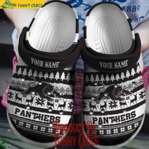 Custom NRL Panthers Christmas Crocs Style