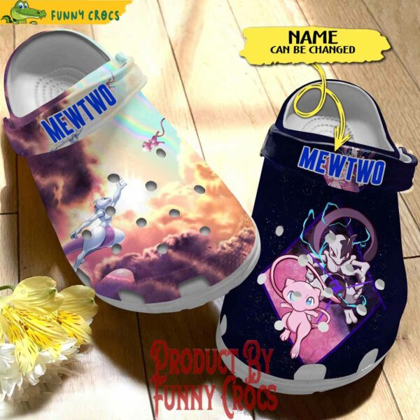 Custom Name MewTwo Crocs Style Gifts