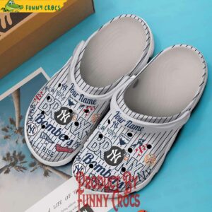 Custom New York Yankees Bronx Bombers Crocs Style 4