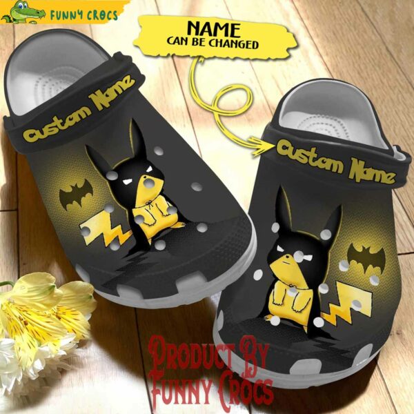 Custom Pikachu Batman Crocs Style