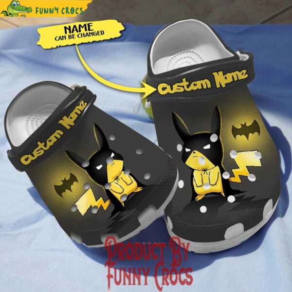 Custom Pikachu Batman Crocs Style