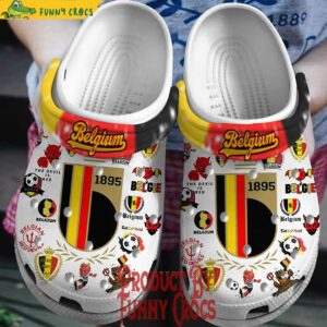 Custom Soccer Belgium Crocs Style Gifts