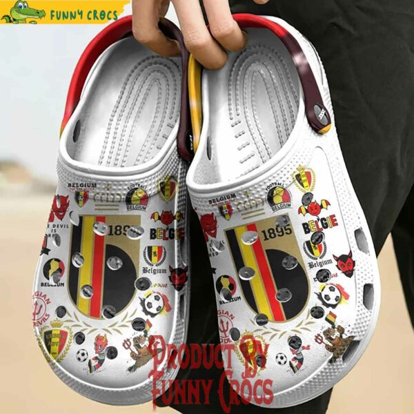 Custom Soccer Belgium Crocs Style Gifts