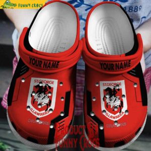 Custom St. George Illawarra Dragons NRL Crocs Style