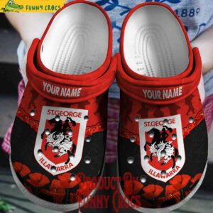 Custom St. George Illawarra Dragons NRL New Crocs Slippers