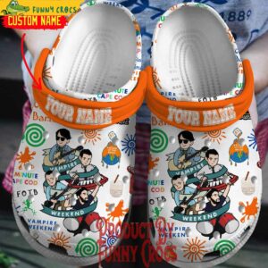 Custom Vampire Weekend Band Crocs Slippers 1