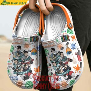 Custom Vampire Weekend Band Crocs Slippers 3