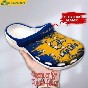 Custom West Coast Eagles Crocs Style 2