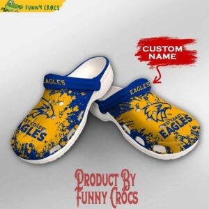 Custom West Coast Eagles Crocs Style 3