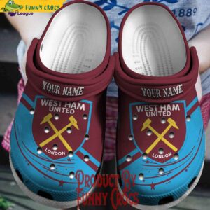 Custom West Ham United EPL Crocs For Fan
