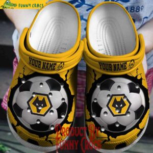 Custom Wolverhampton Wanderers EPL Soccer Crocs Style