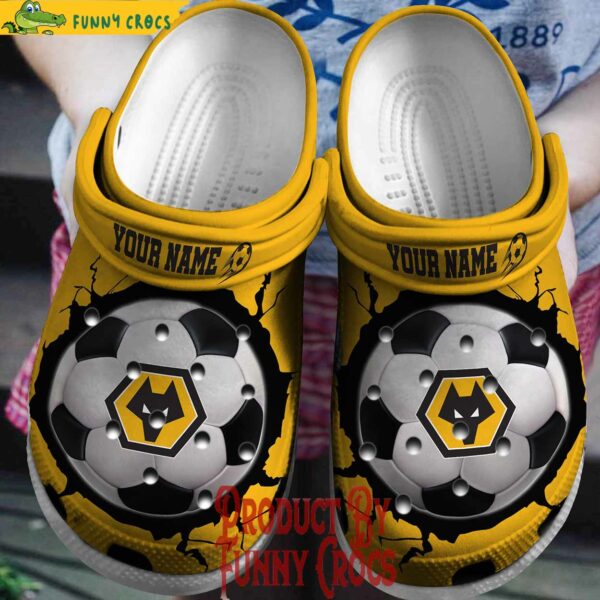 Custom Wolverhampton Wanderers EPL Soccer Crocs Style