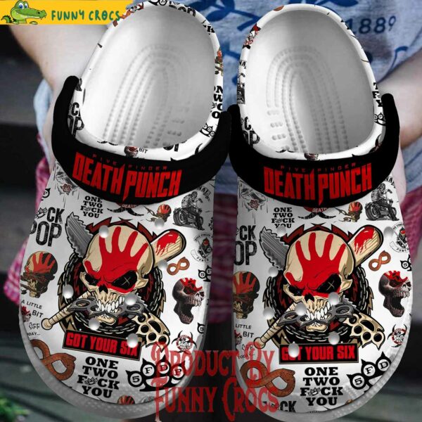 Five Finger Death Punch Got Your Six Crocs Slippers