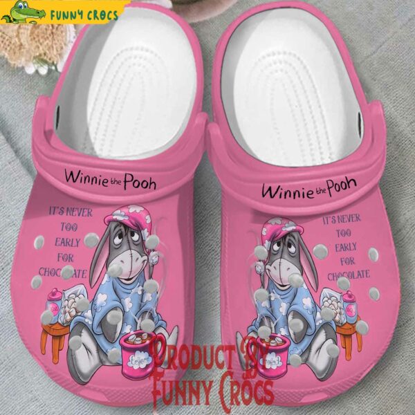 Eeyore It’s Never Too Early For Chocolate Crocs Slippers