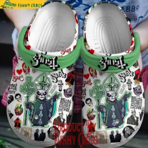 Ghost Band Crocs Slippers