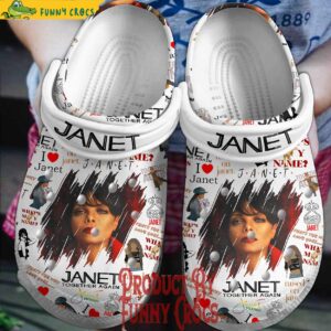 I Love Janet Jackson Crocs