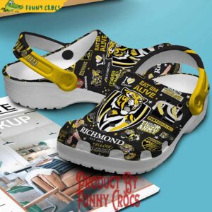 I Love Richmond Tigers Crocs Shoes 3