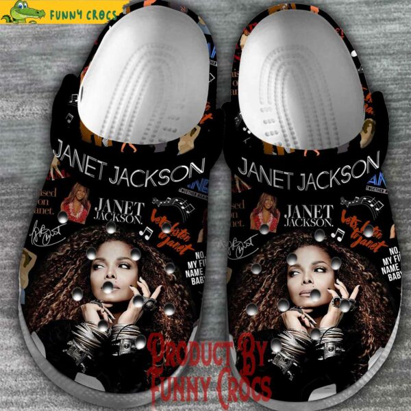 Janet Jackson Singer Crocs Style