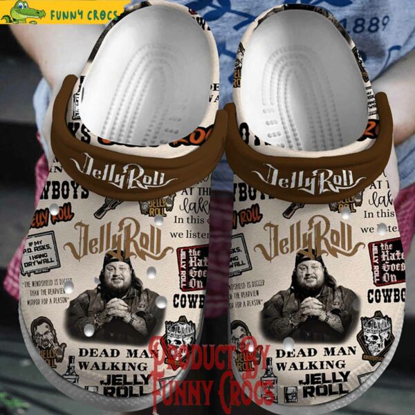 Jelly Roll Dead Man Walking Crocs Shoes