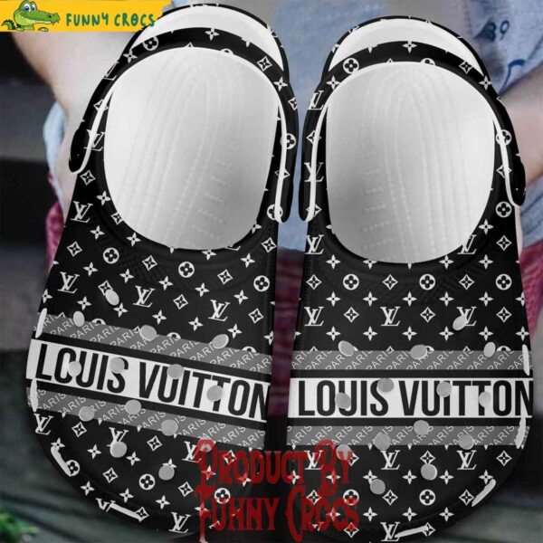 LV Louis Vuitton Pattern Crocs Style