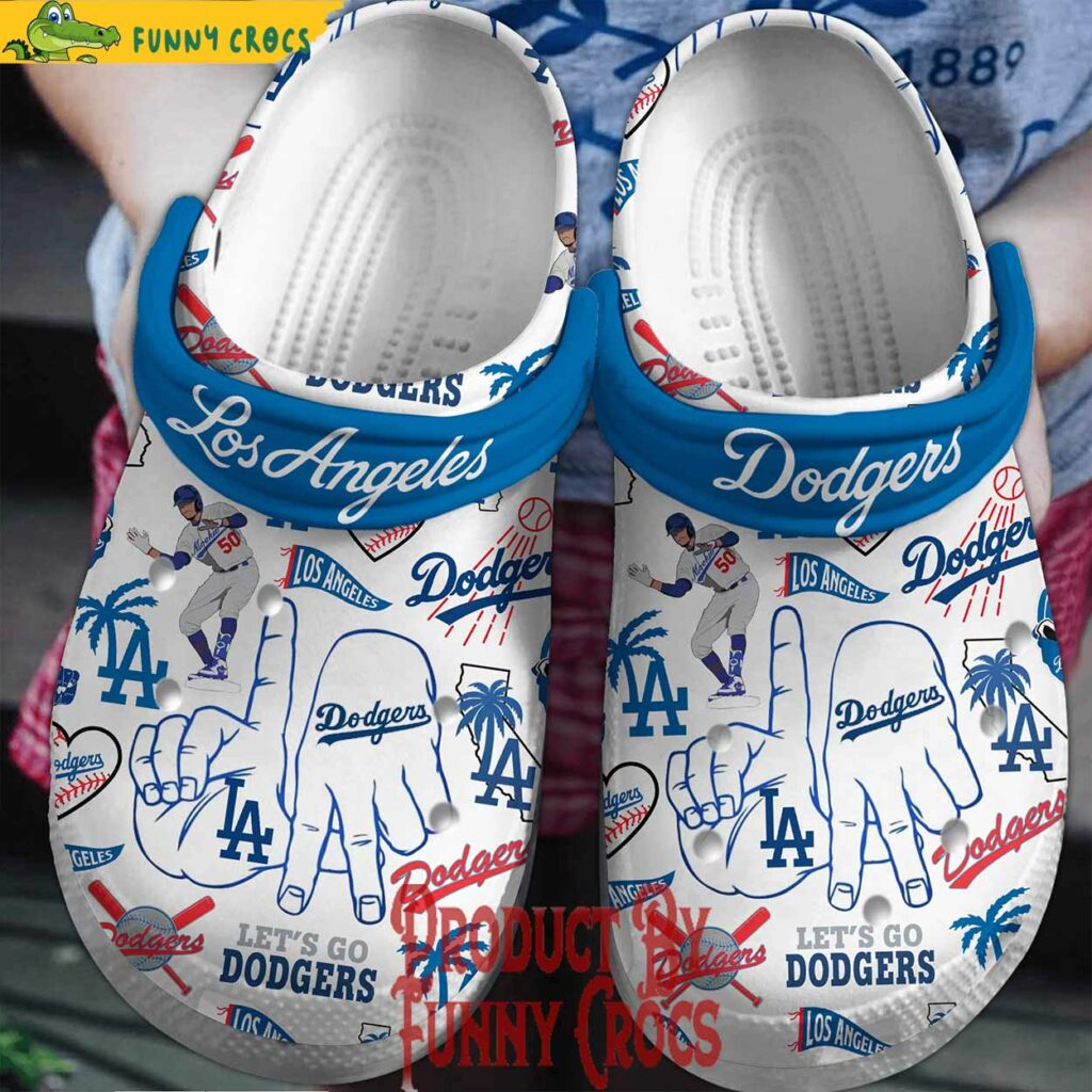 MLB Los Angeles Dodgers Let's Go Dodgers Crocs Style