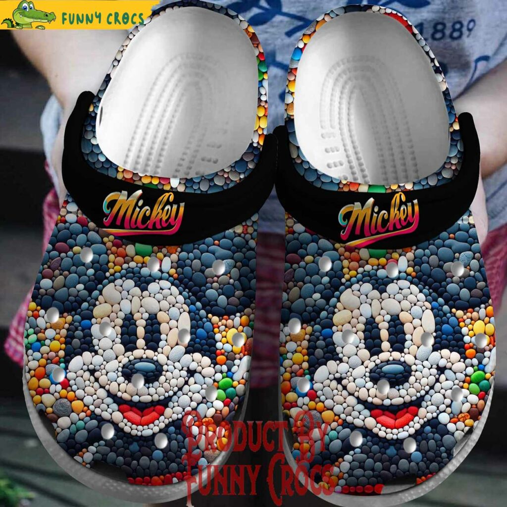 Mickey Mouse Face Crocs Style